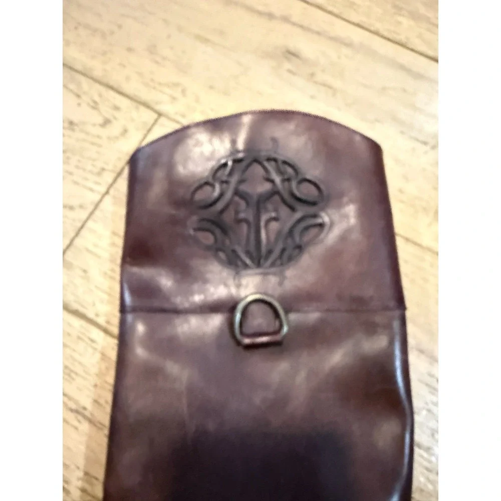 Frye Melissa Tall Riding Boots Burgundy Leather Womens 7 B‎ 76435